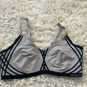 Honeylove Gray and Black Women's Bra